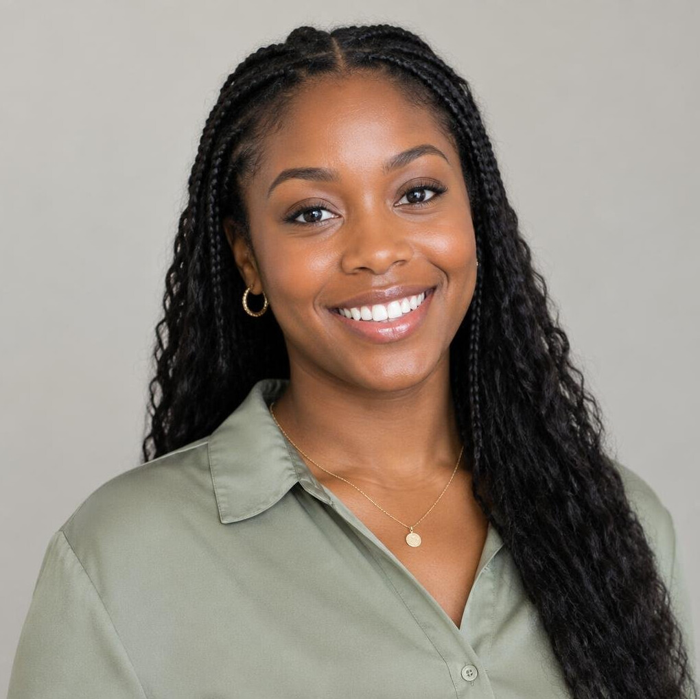 Black British woman, live events coordinator, portrait